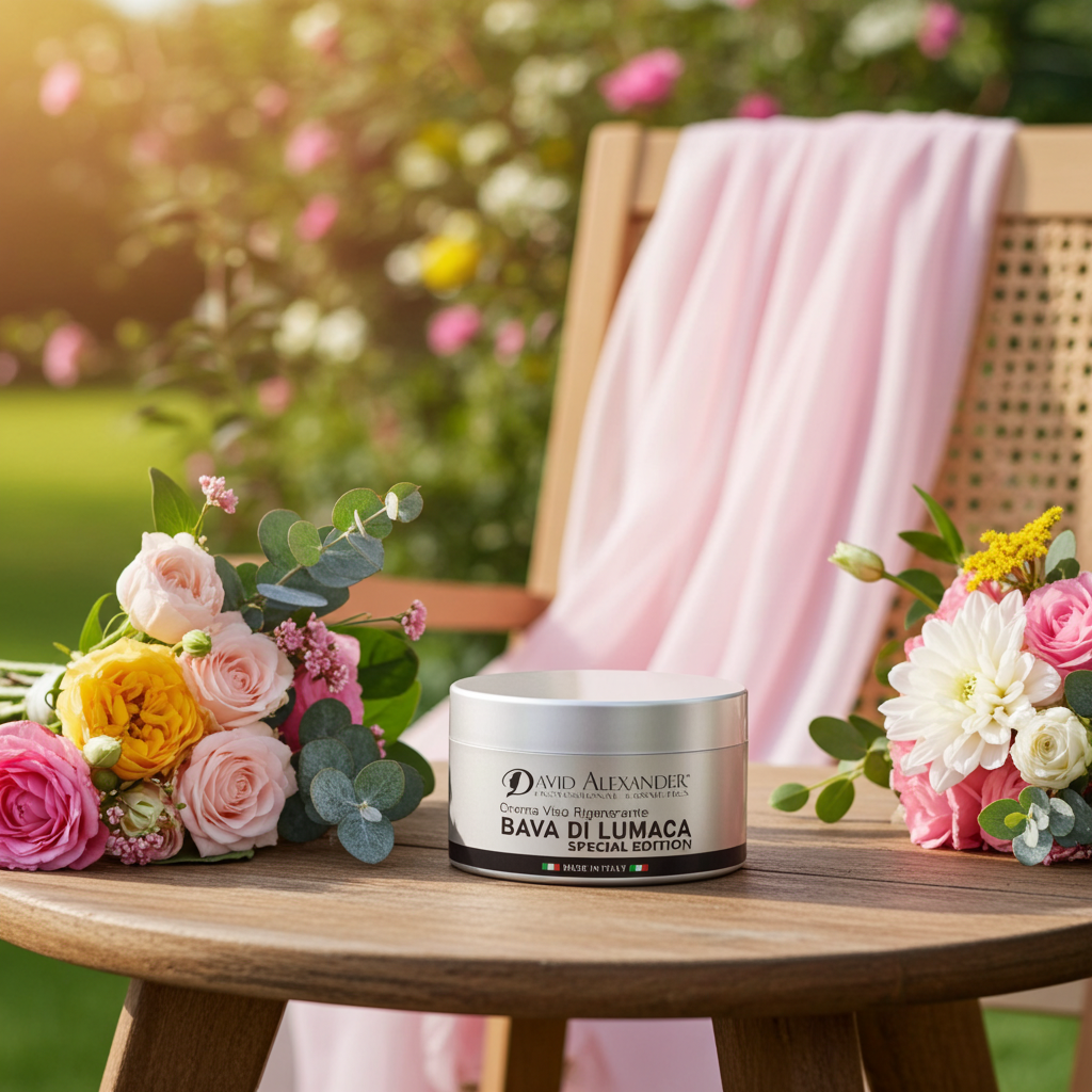 Crema Viso alla Bava di Lumaca 50 ml – Idratante, Antirughe e Antimacchia - David Alexander Professional Cosmetics