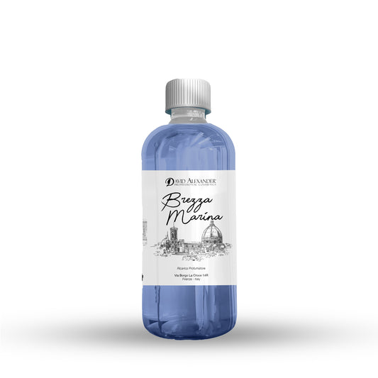 David Alexander Professional Cosmetics  Rezervă Odorizant de Cameră Briză Marină 500 ml – Parfum Proaspăt și Relaxant