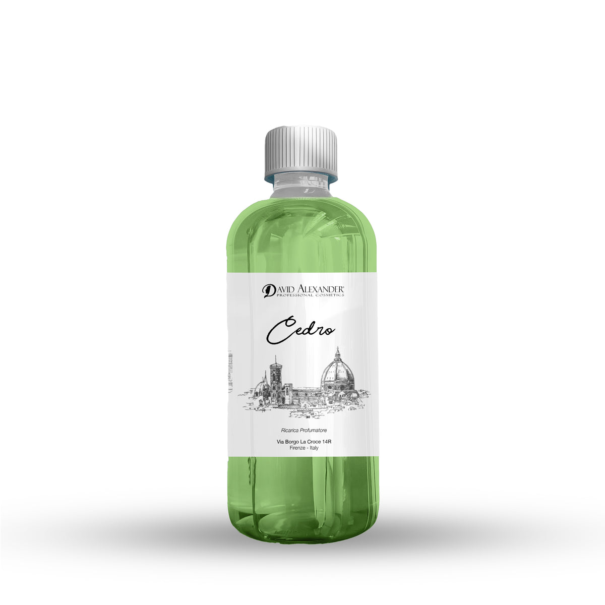 David Alexander Professional Cosmetics  Rezervă Odorizant de Cameră Lemn de Cedru 500 ml – Eleganță Lemnoasă