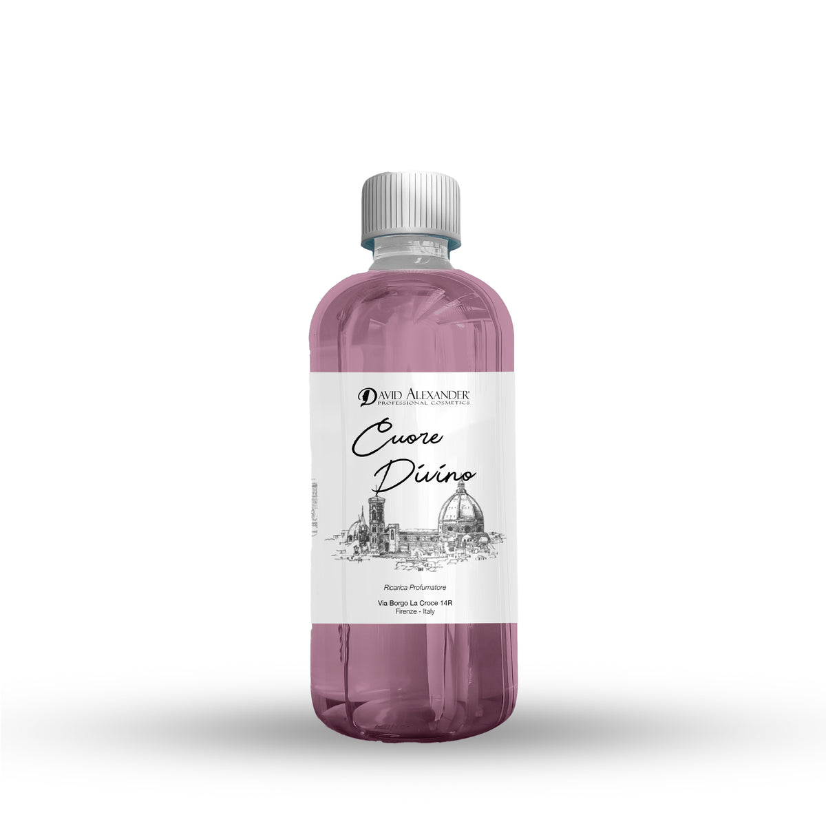 David Alexander Professional Cosmetics  Rezervă Odorizant de Cameră CuoreDiVino 500 ml – Parfum de Vin Artizanal