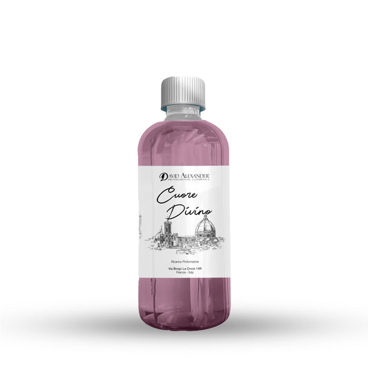 David Alexander Professional Cosmetics  Rezervă Odorizant de Cameră CuoreDiVino 500 ml – Parfum de Vin Artizanal