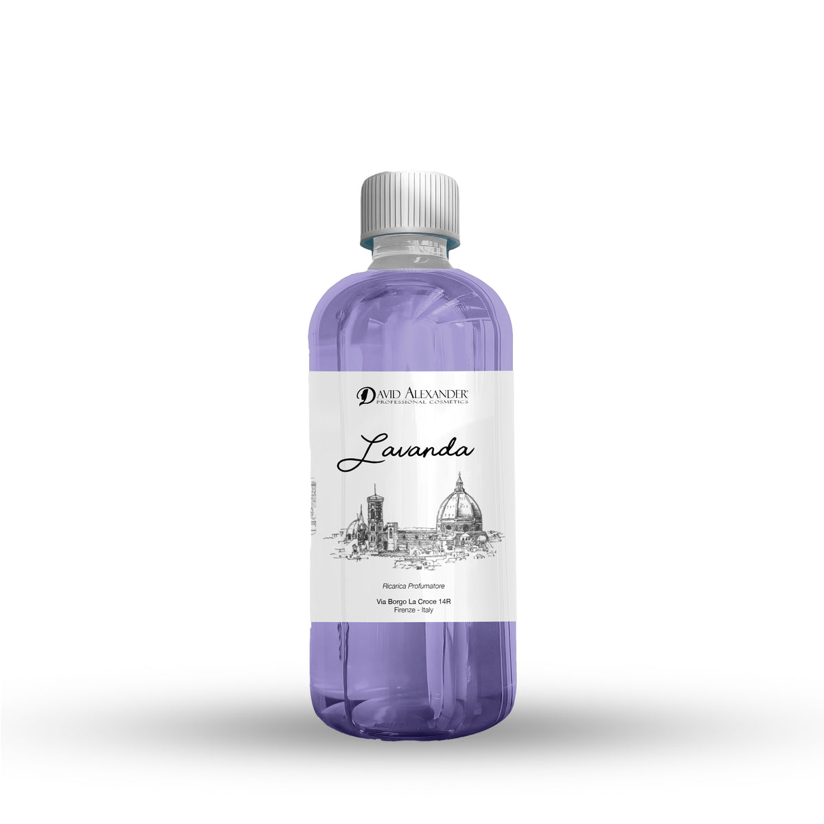 David Alexander Professional Cosmetics  Rezervă Odorizant de Cameră Lavandă 500 ml – Floral, Relaxant, Artizanal