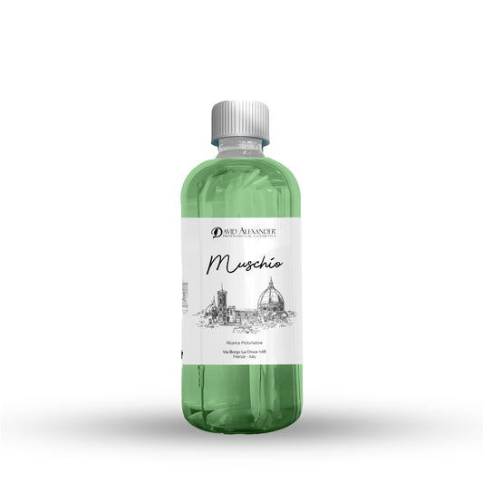 David Alexander Professional Cosmetics  Rezervă Odorizant de Cameră Mosc 500 ml – Intens, Natural, Artizanal