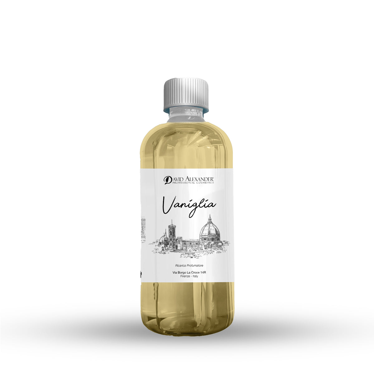 David Alexander Professional Cosmetics  Rezervă Odorizant de Cameră Vanilie 500 ml – Dulce și Învăluitor