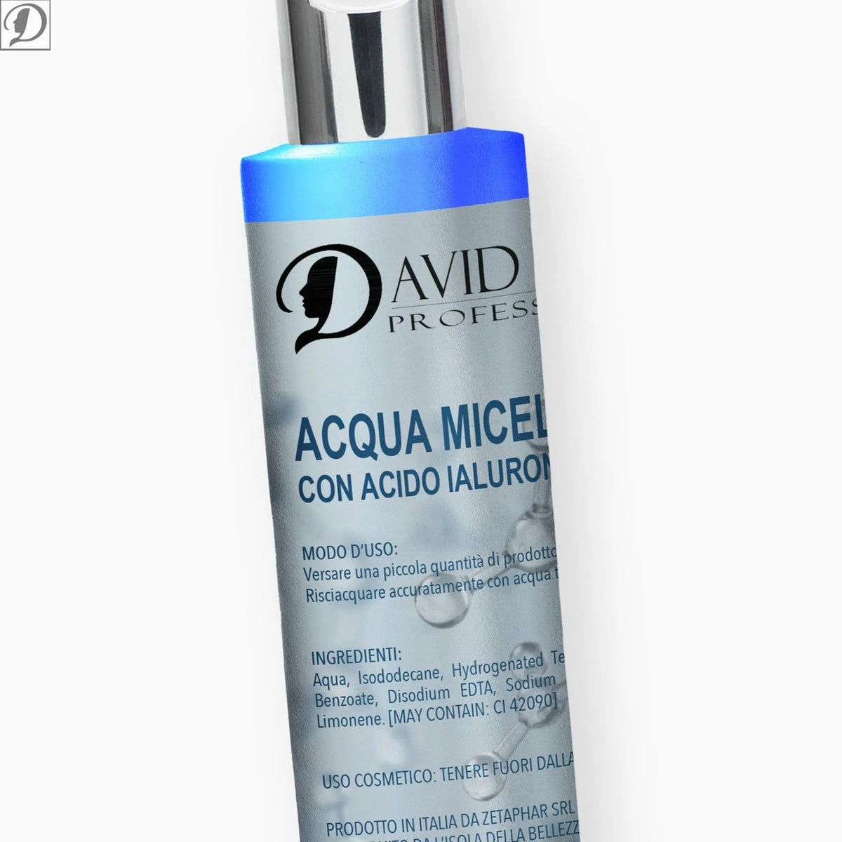 ACQUA MICELLARE BIFASICA AL ACIDO IALURONICO - david alexander skin lab