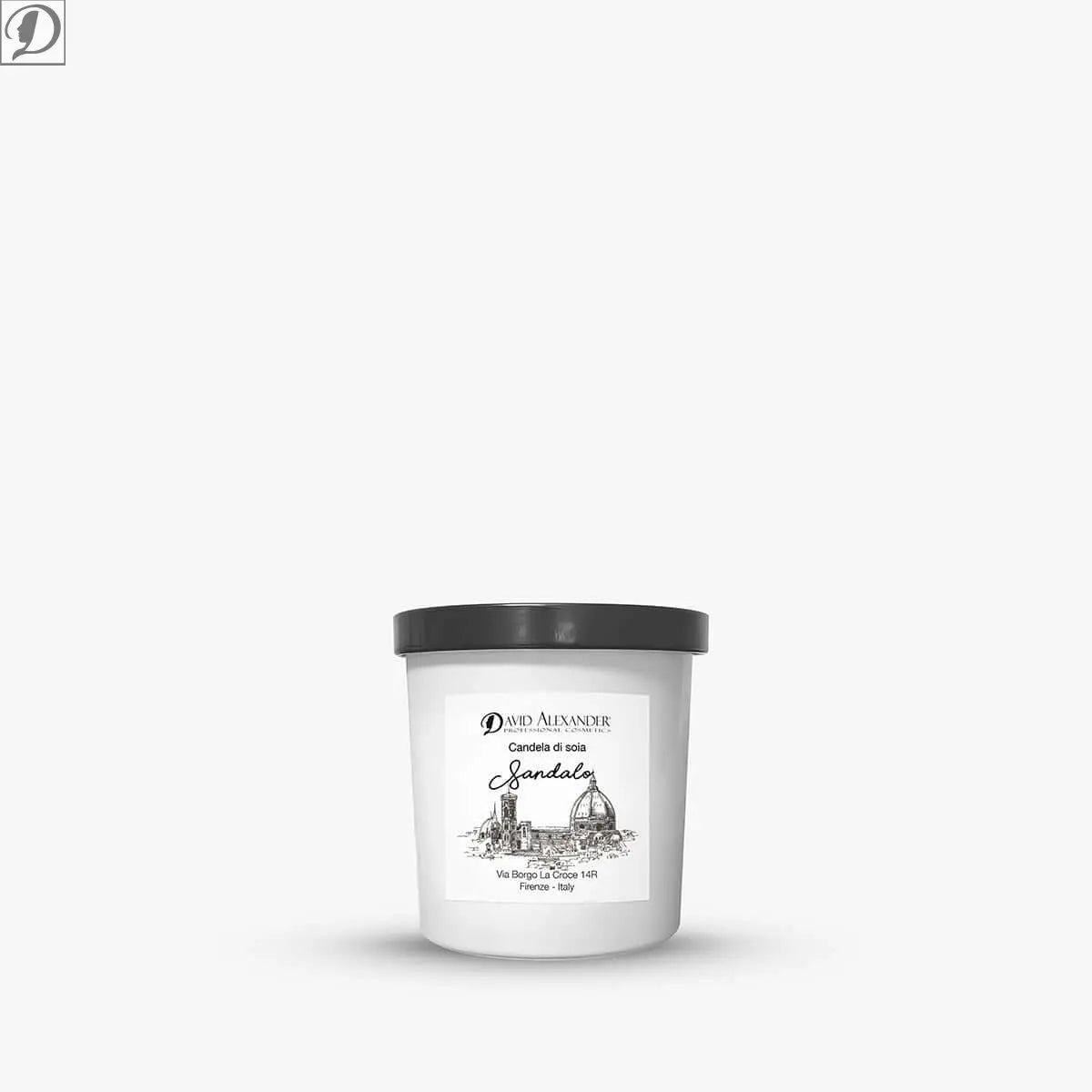 CANDELA IN CERA DI SOIA SANDALO - david alexander skin lab