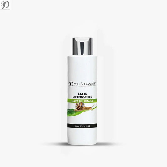 Latte Detergente alla Bava di Lumaca 150ml - Detergente Viso Naturale - David Alexander Professional Cosmetics
