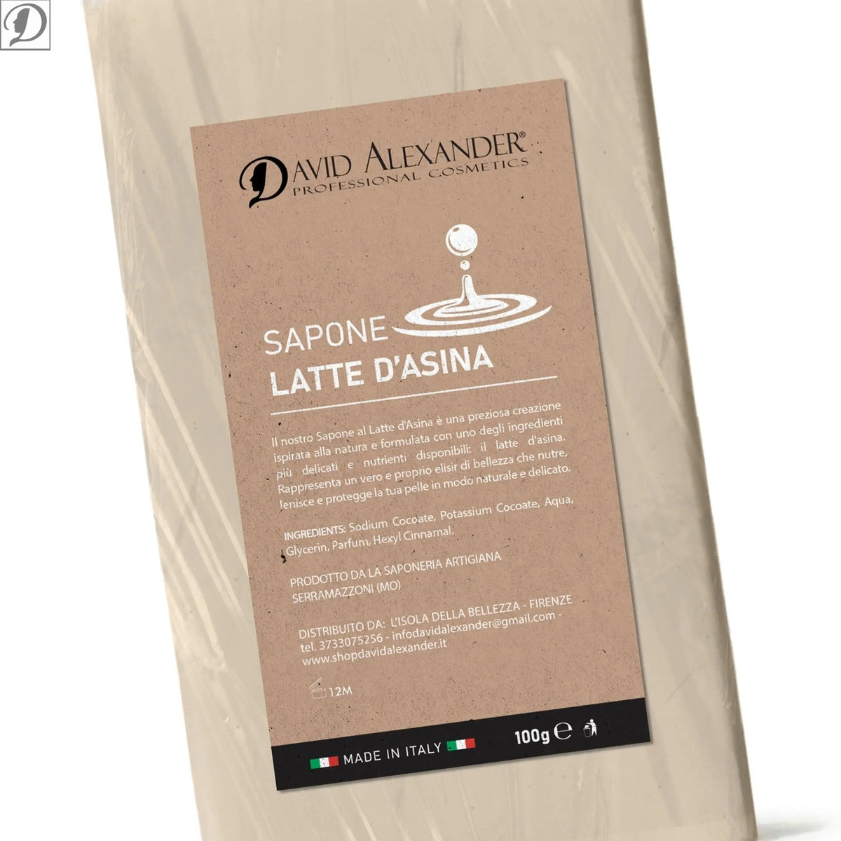 SAPONE VEGETALE AL LATTE D'ASINA - david alexander skin lab