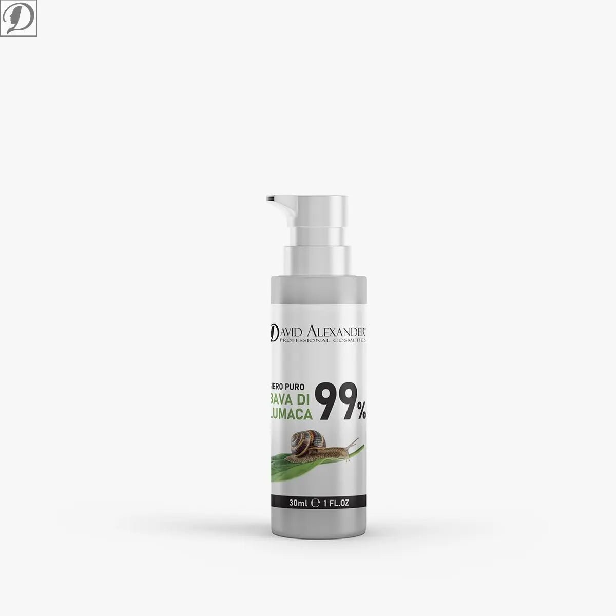 Siero Viso alla Bava di Lumaca 99% Pura 30 ml – Azione Rigenerante per Pelli Grasse - David Alexander Professional Cosmetics